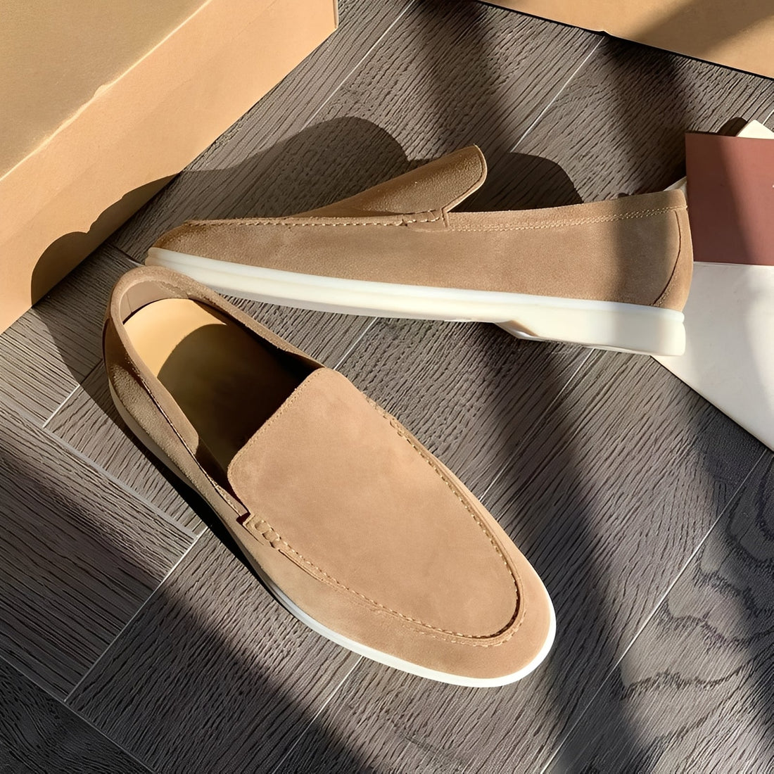 Joshua - Élégants mocassins plats pour hommes