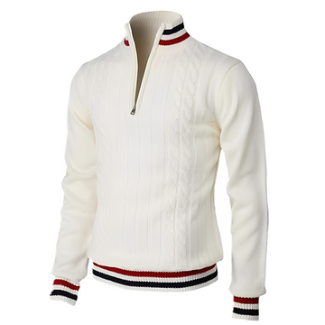 Zavier - Pull moderne à col haut pour hommes