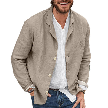 Karim - Blazer Léger en Lin pour Hommes