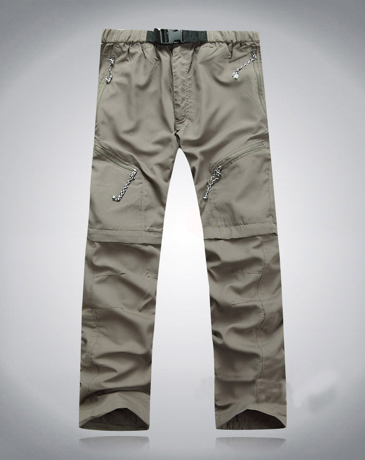 Derryl - Pantalon fonctionnel élastique Zip-Off pour hommes