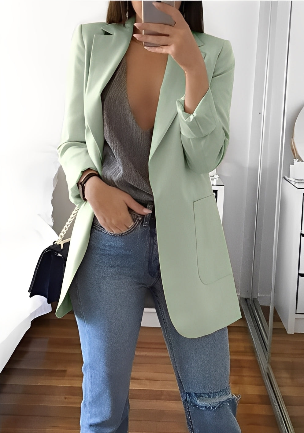 Stephanie - Blazer stylé et étroit pour femmes