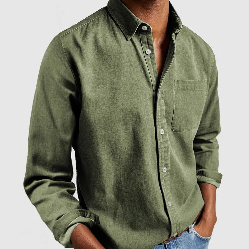 Raynard - Chemise manches longues simple pour hommes