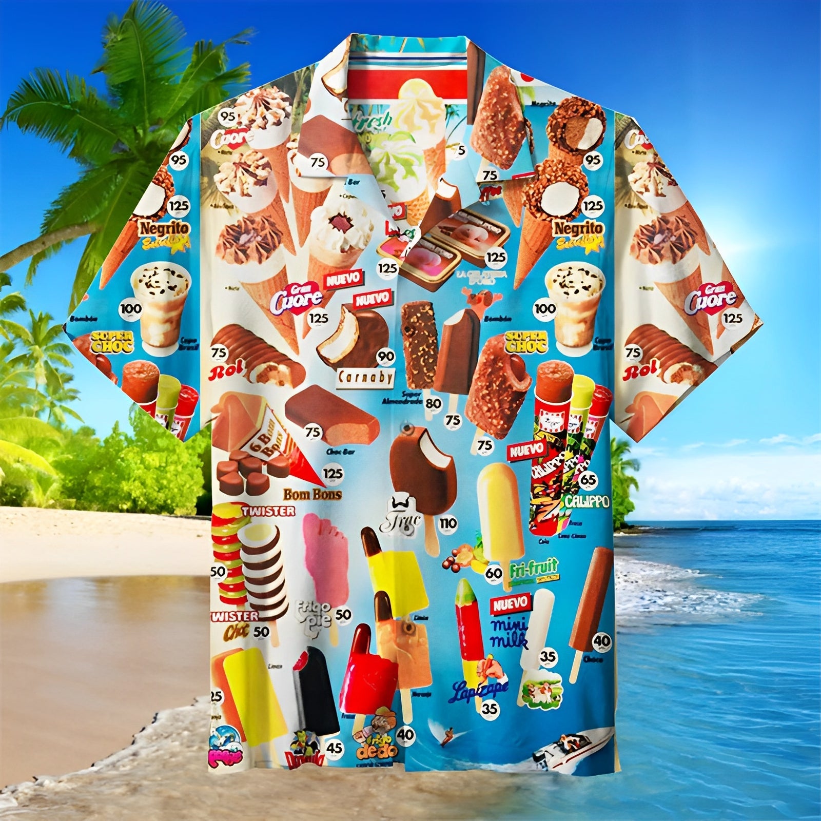 Paul - Chemise d'été confortable avec impression pour hommes