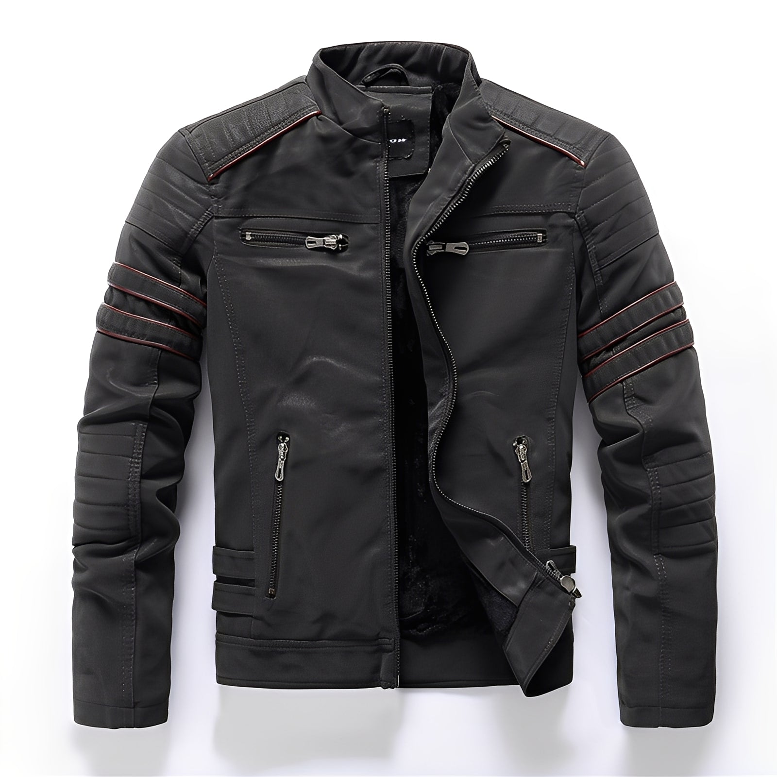 Dillan - Veste en cuir de moto élégante pour hommes