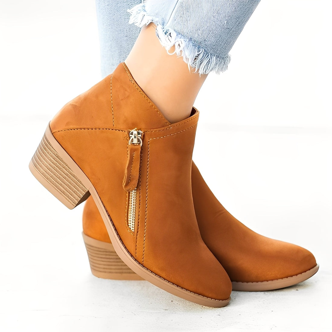 Mirabelle - Bottines élégantes avec fermeture éclair pour femmes