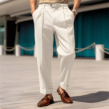 Beckham - Classique droit pantalon de costume pour hommes