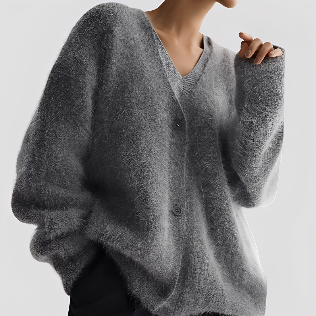 Lavena - Pull oversize en cachemire doux pour femmes