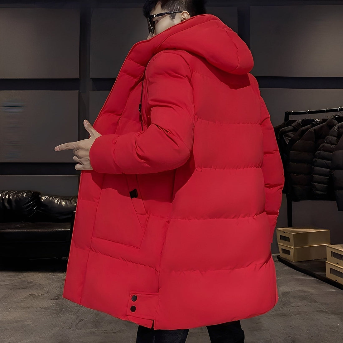 Bryan - Élégante, épaisse parka-veste pour hommes