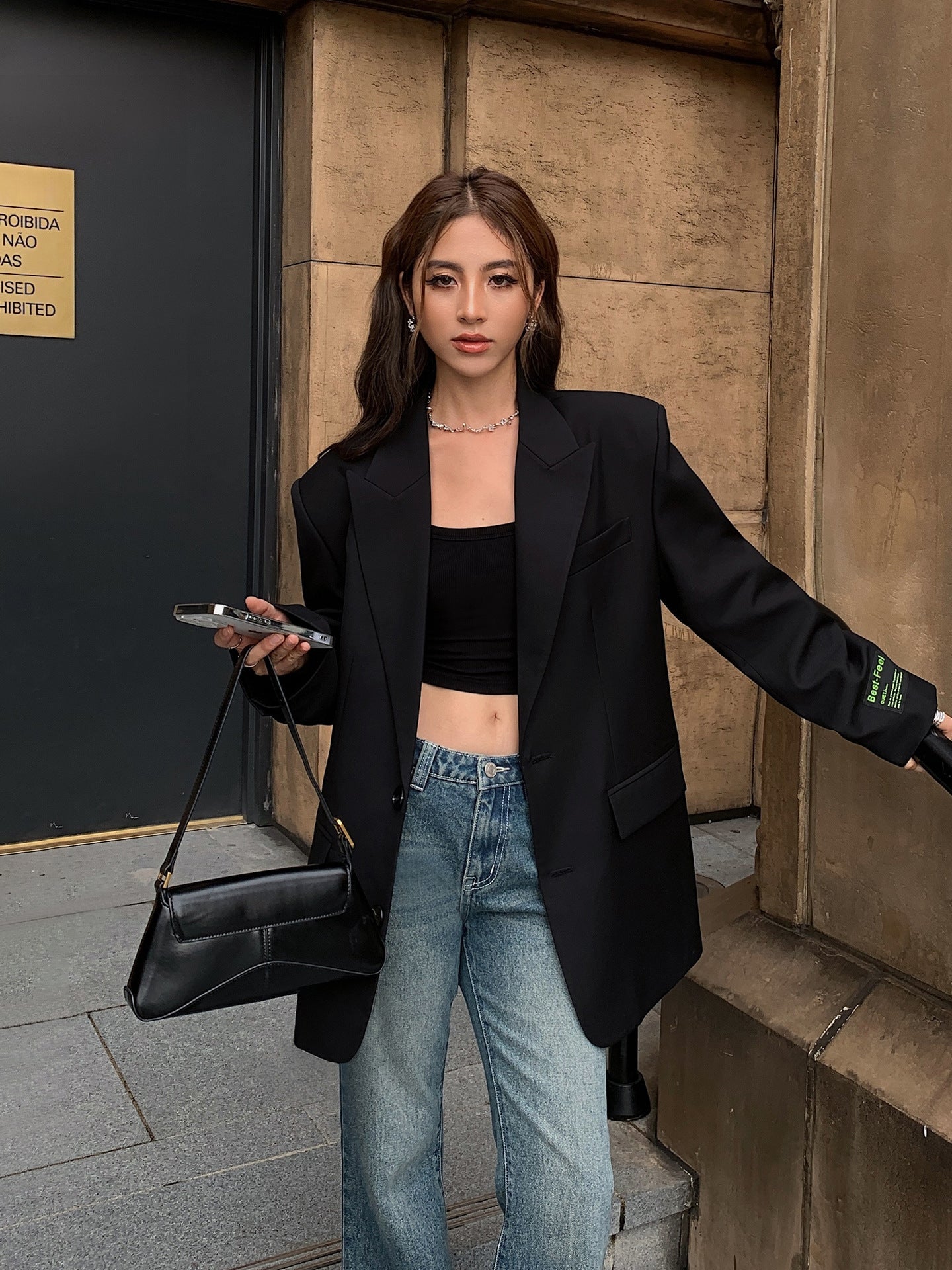 Shaye - Blazer oversize au look classique pour femmes
