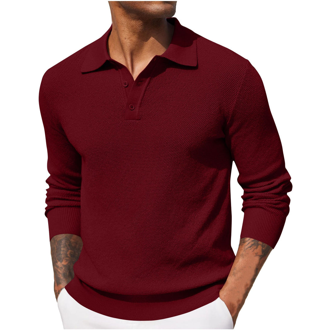 Harrison - Chemise manches longues décontractée pour hommes