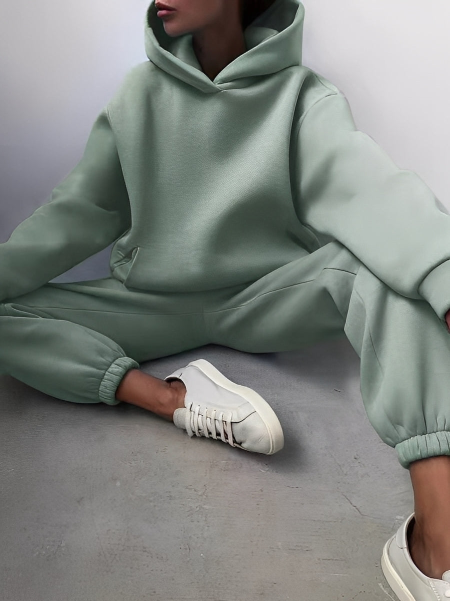 Jasmine - Ensemble de jogging ample avec capuche pour femmes