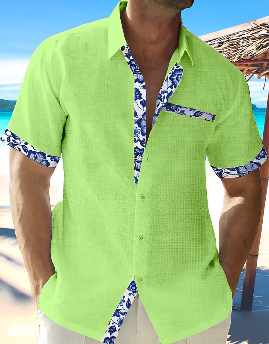 Anthony - Chemise en lin confortable pour hommes