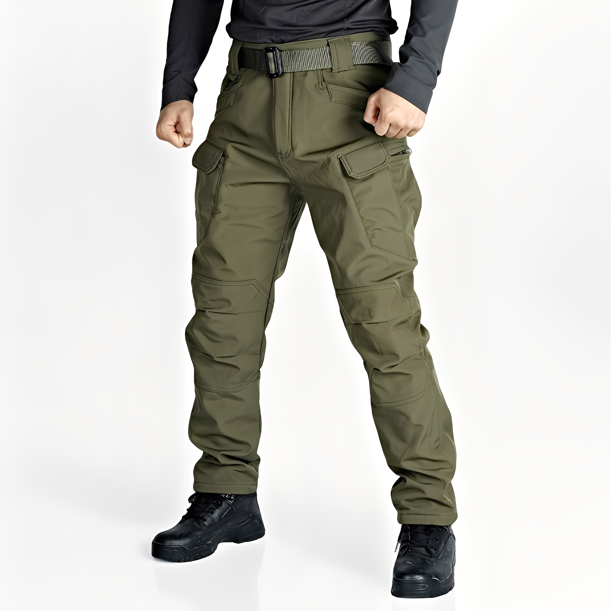Brendon - Pantalon de randonnée tactique avec plusieurs poches pour hommes