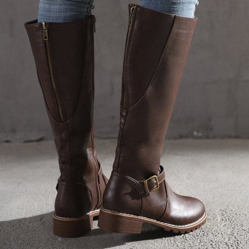 Marly - Bottines Décontractées avec Boucle Décorative pour Femmes