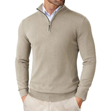 Bowen - Pull moderne avec fermeture éclair pour hommes