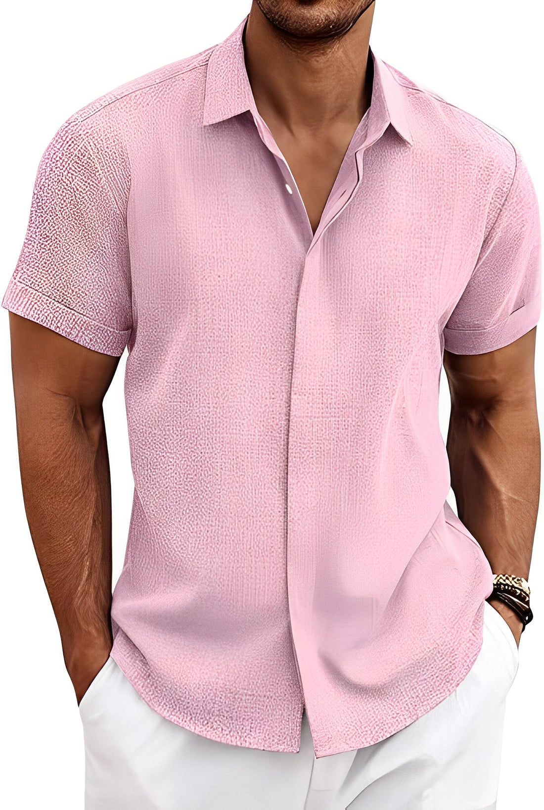 Daren - Chemise décontractée avec boutons pour hommes