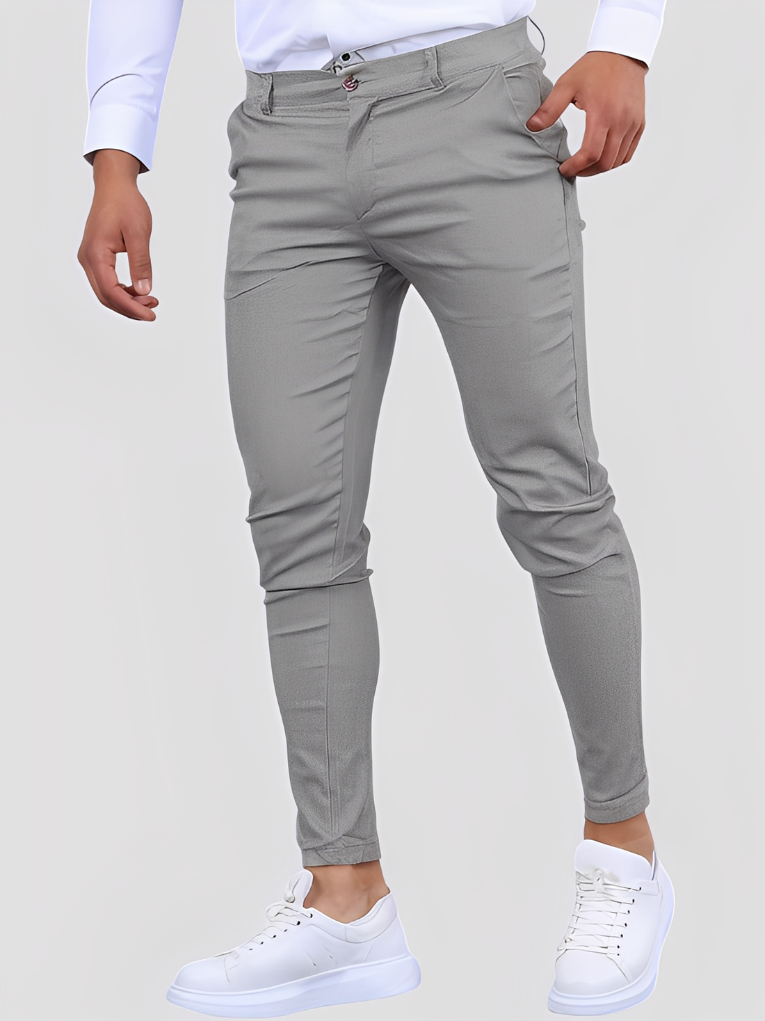 Shelton - Pantalon stretch décontracté ajusté pour hommes