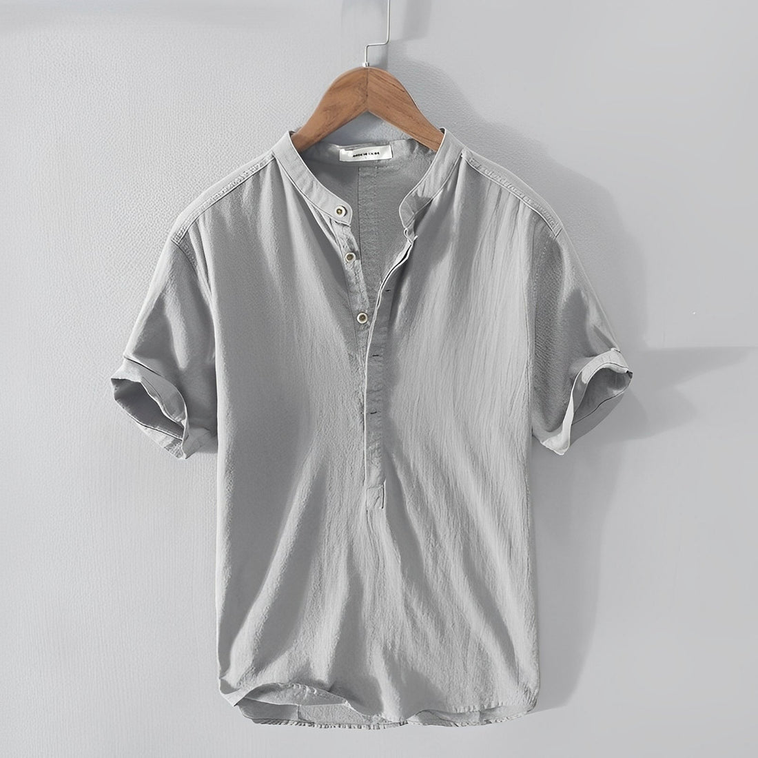 Harvie - Chemise d'été en lin confortable pour hommes