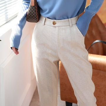 Rachelle - Pantalon formel à taille haute pour femmes