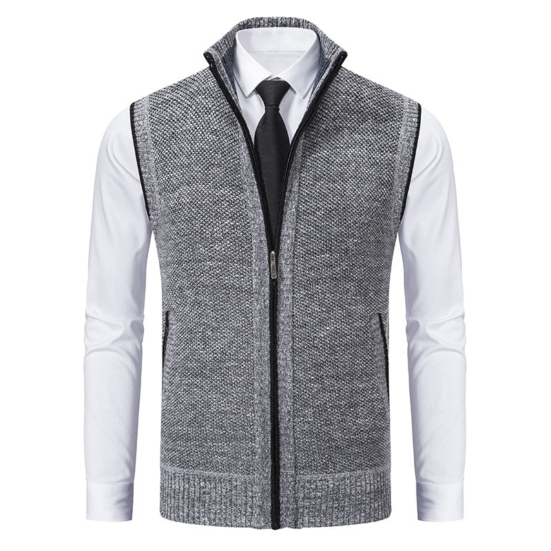 Damion - Manteau tricot décontracté en polaire pour hommes