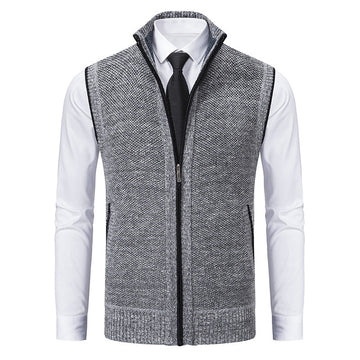 Damion - Manteau tricot décontracté en polaire pour hommes