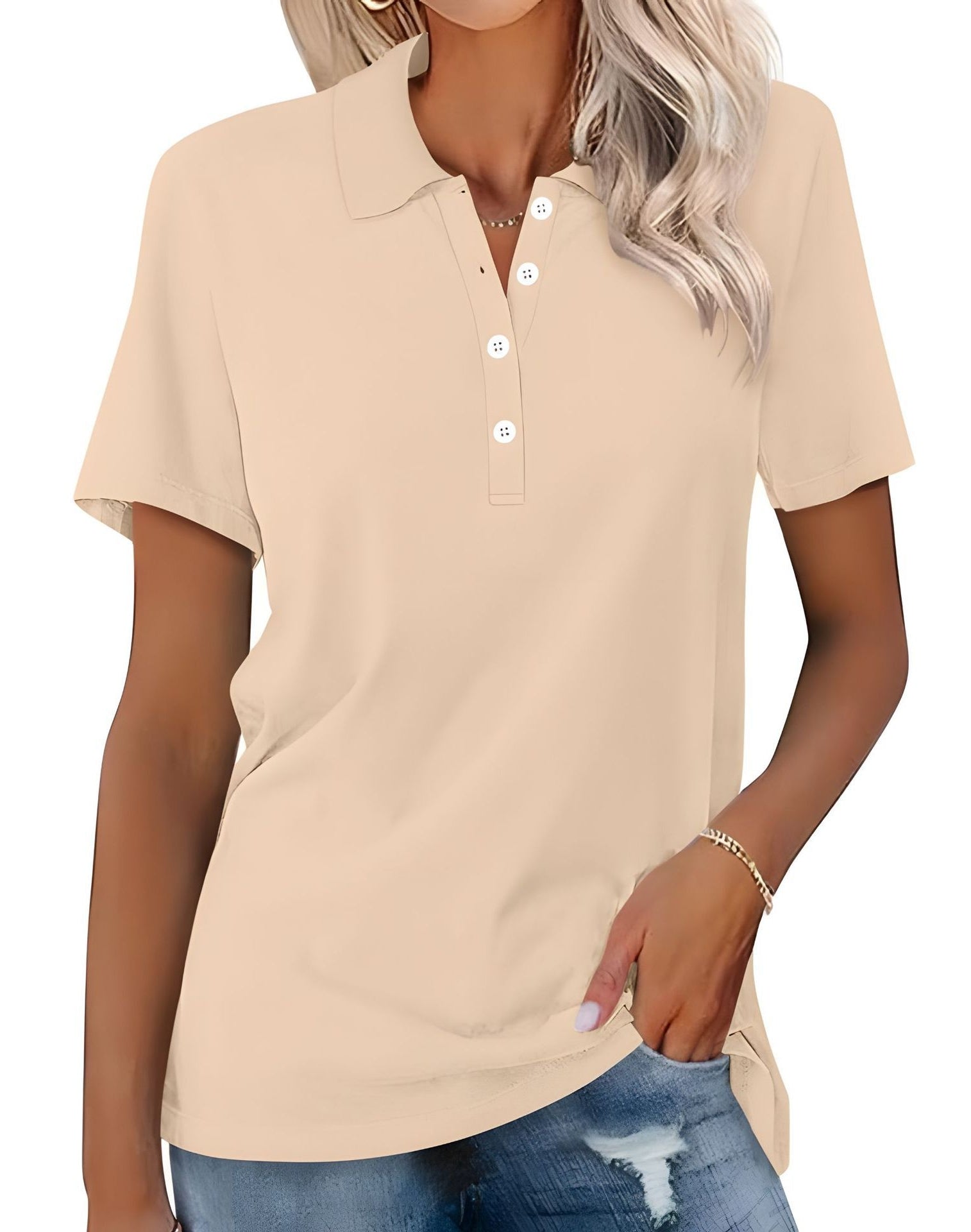 Stella - Polo slim-fit décontracté pour femmes
