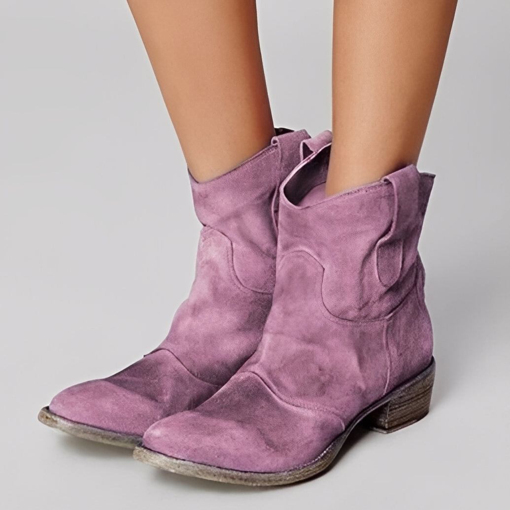Margaret - Bottines en cuir décontractées pour femmes