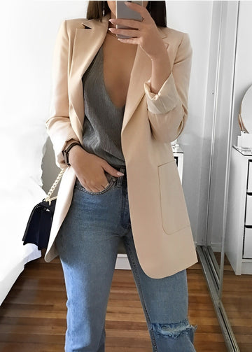 Cherie - Blazer d'été élégant avec col à revers pour femmes