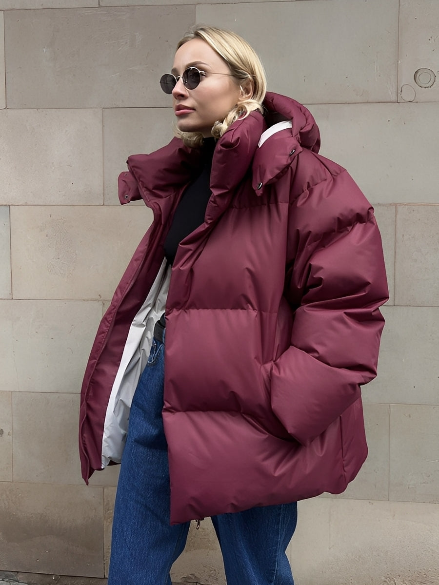 Loreen - Chaude, matelassée, ample veste pour femmes