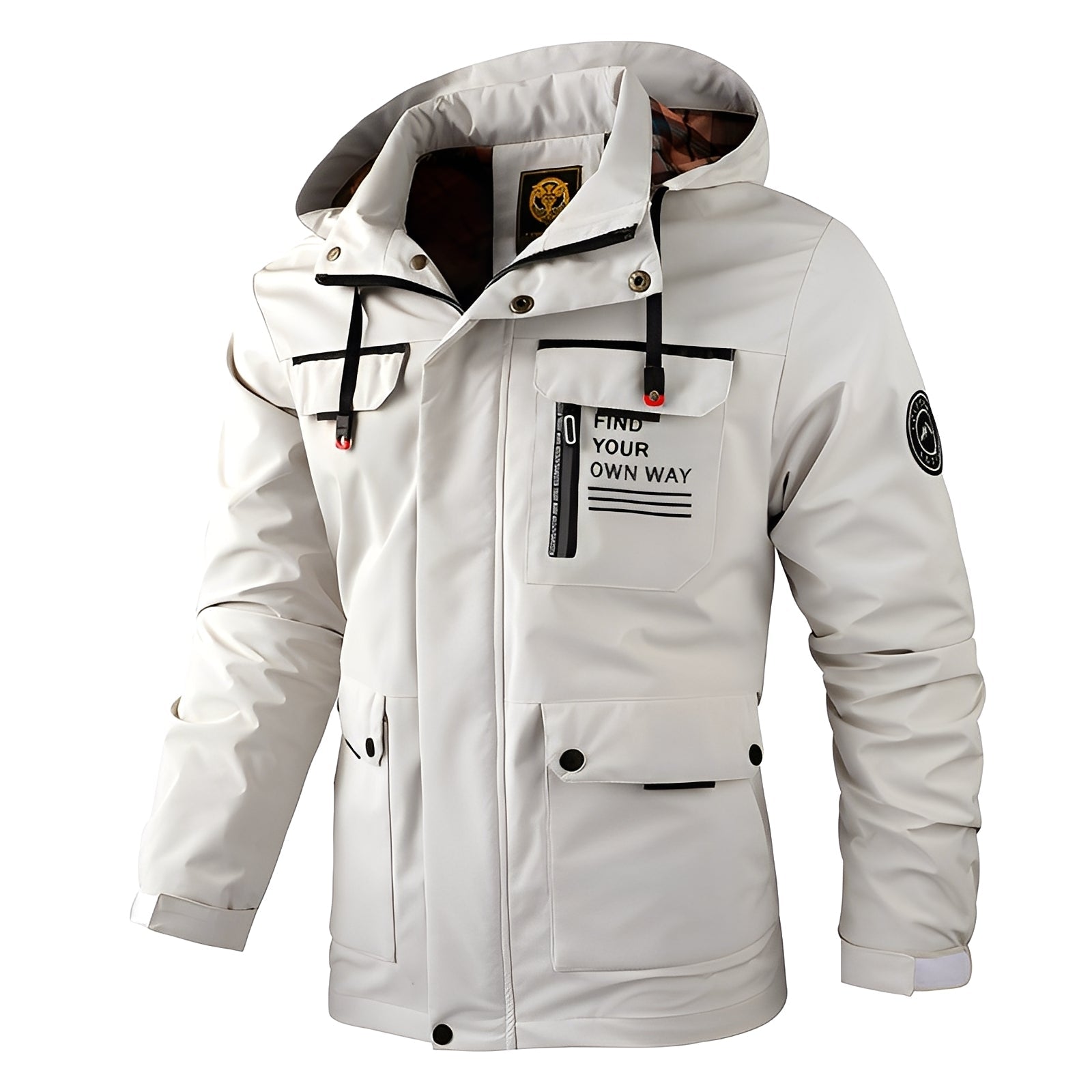 Fredrick - Veste d'extérieur épaisse et imperméable pour hommes