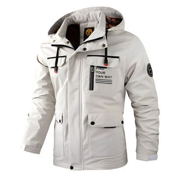 Fredrick - Veste d'extérieur épaisse et imperméable pour hommes