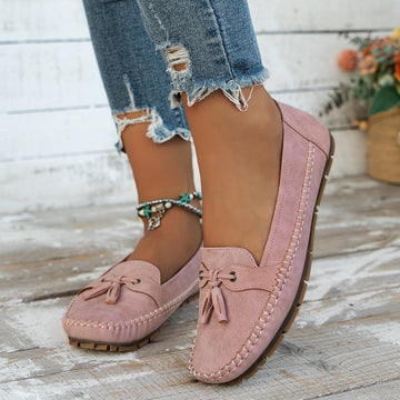 Emilee - Mocassins Plats Rétro pour Femmes
