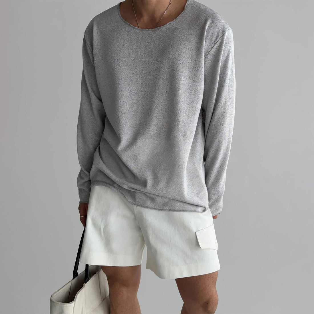 Carter - Chemise en tricot à manches longues pour hommes