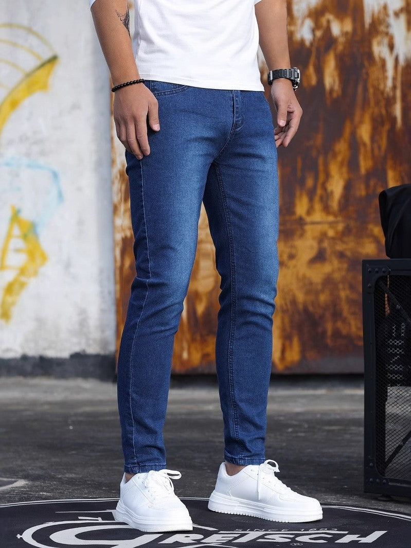 Linford - Classique Stretch-Skinny-Jeans pour hommes