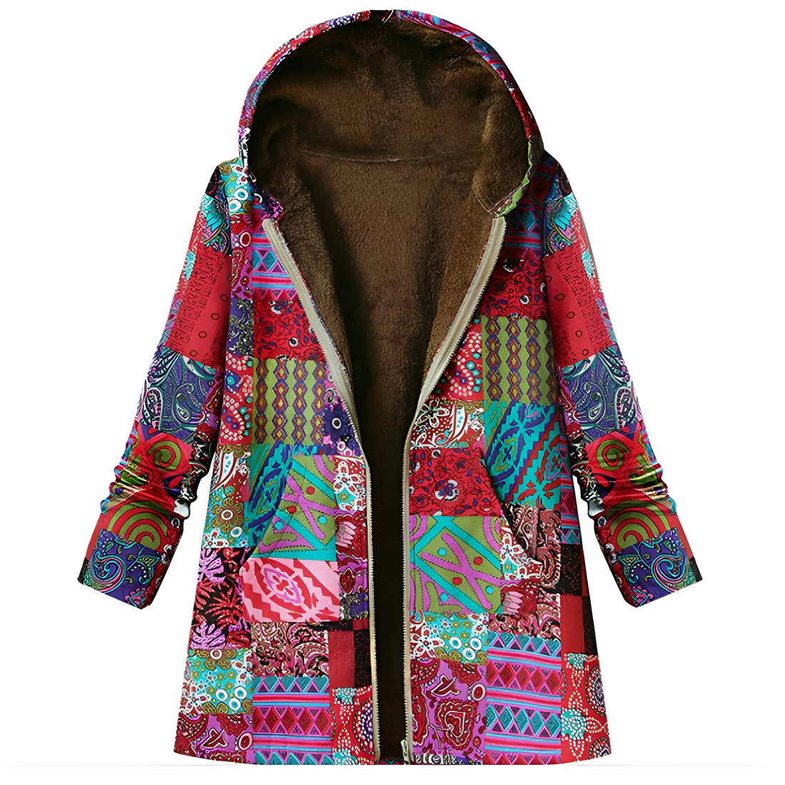 Olyvia - Veste vintage à motif pour femmes
