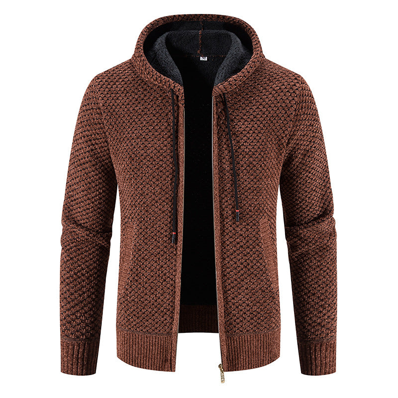 Roswell - Cardigan à capuche élégant pour hommes