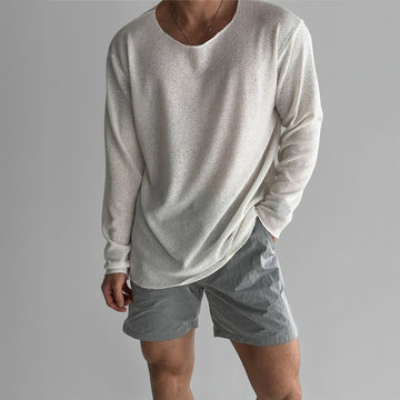Carter - Chemise en tricot à manches longues pour hommes