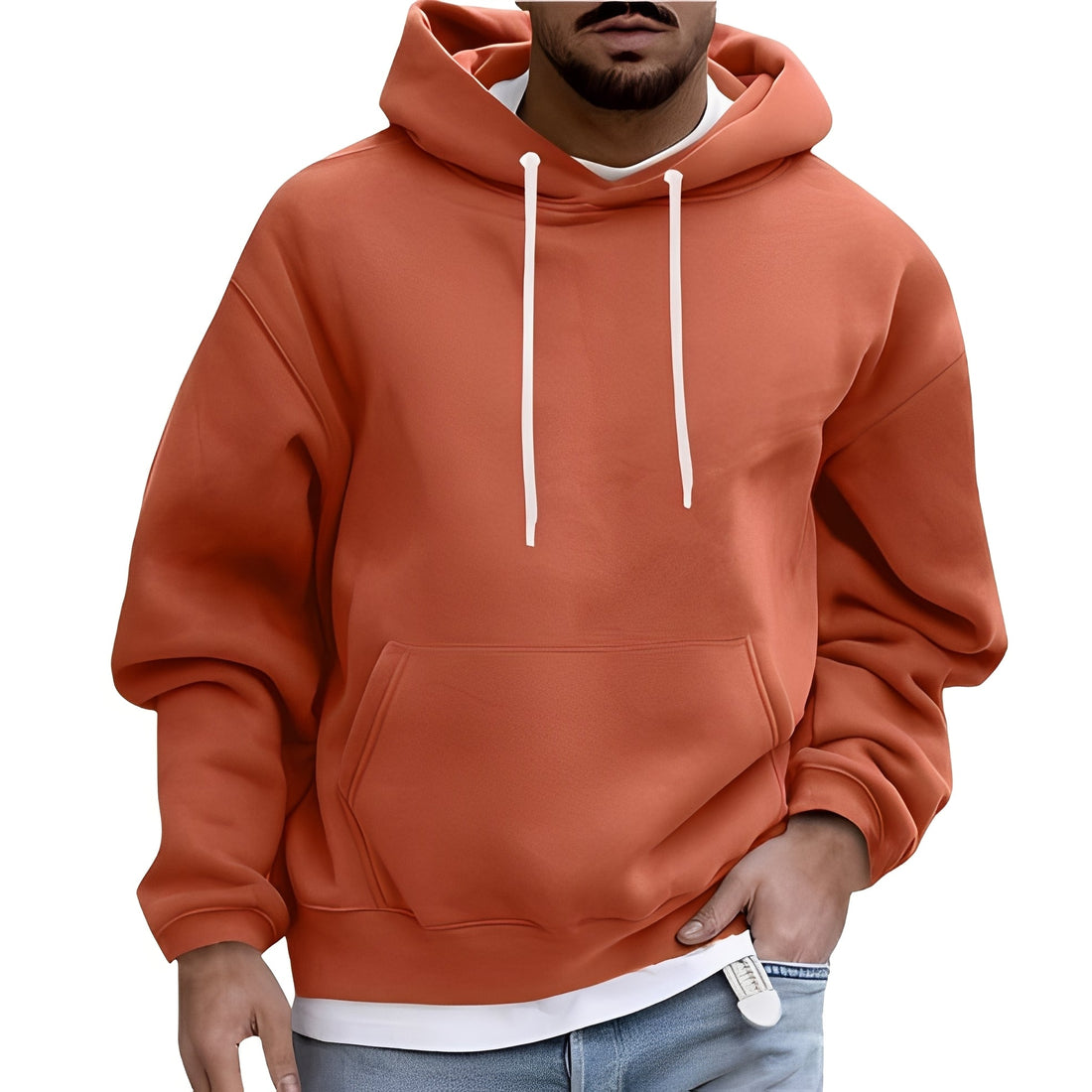 Rupert - Hoodie décontracté avec poche pour hommes