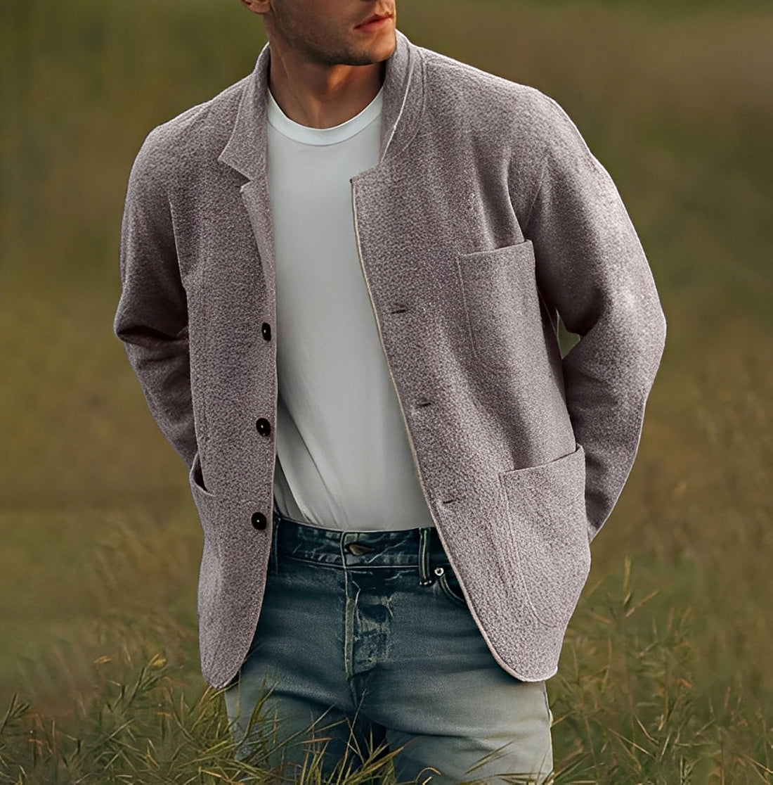 Santiago - Veste classique avec poches pour hommes
