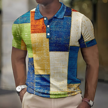 Reginald - Polo multicolore élégant pour hommes
