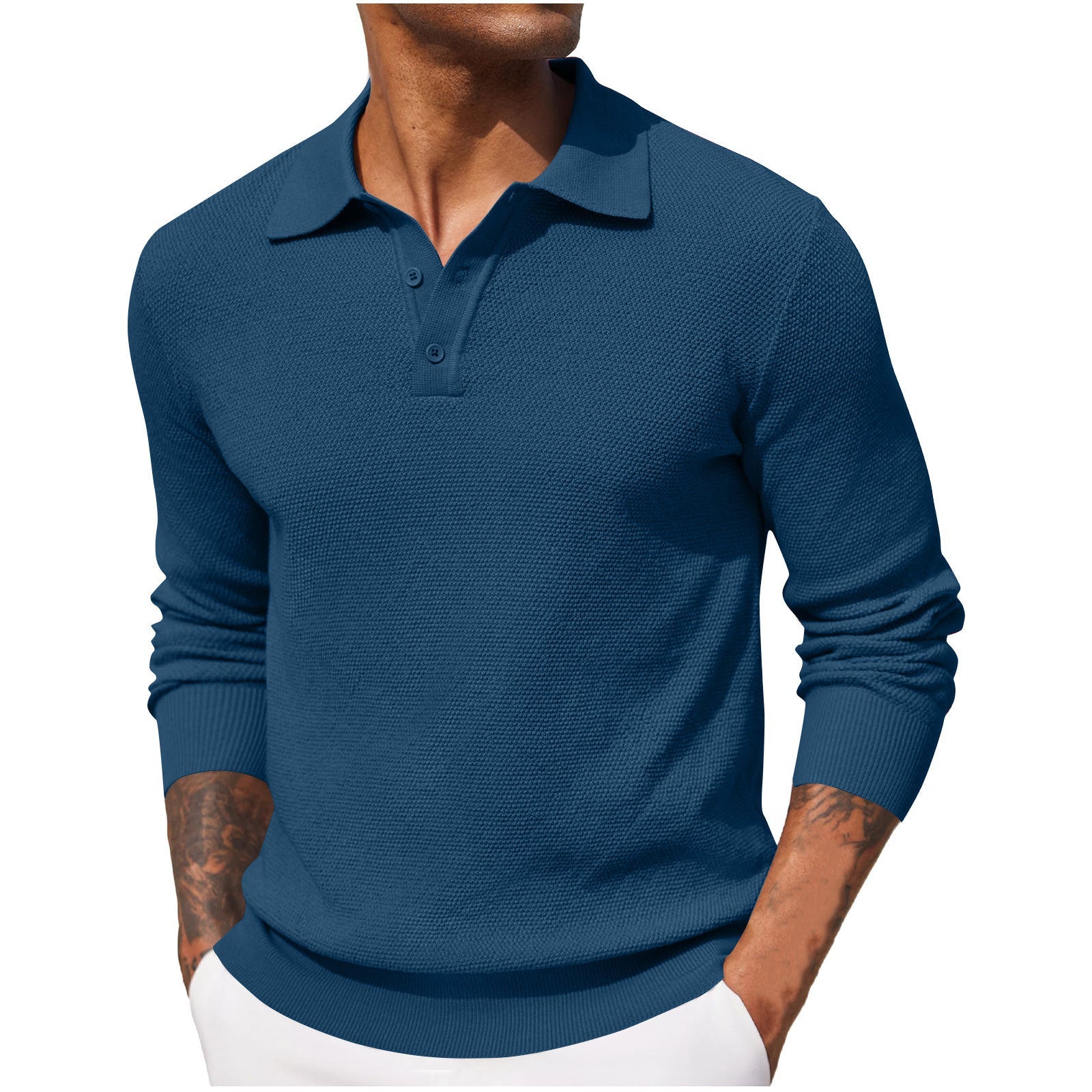 Harrison - Chemise manches longues décontractée pour hommes