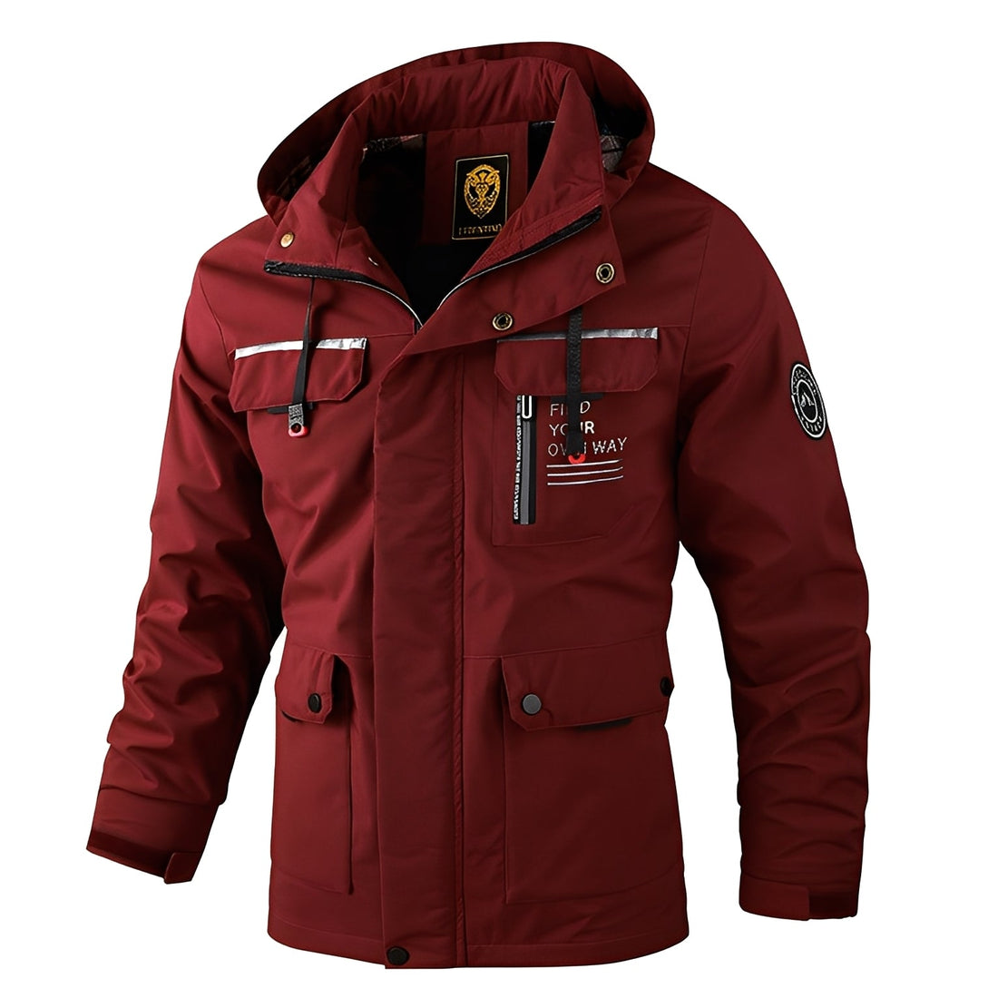 Fredrick - Veste d'extérieur épaisse et imperméable pour hommes