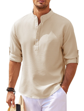 Brock - Chemise d'été élégante avec boutons pour hommes