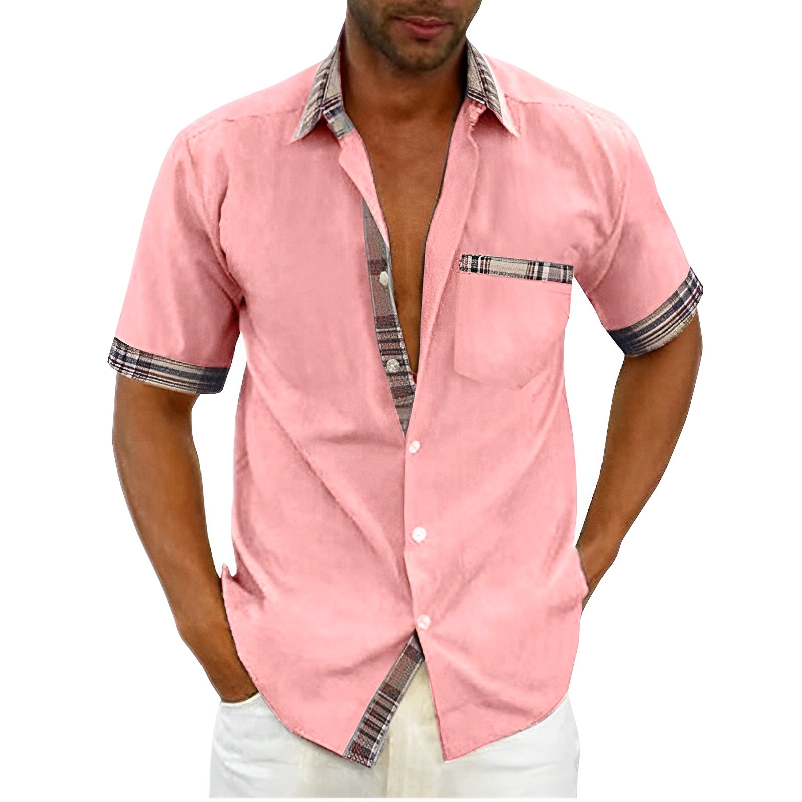 Weldon - Chemise Décontractée avec Boutons pour Hommes
