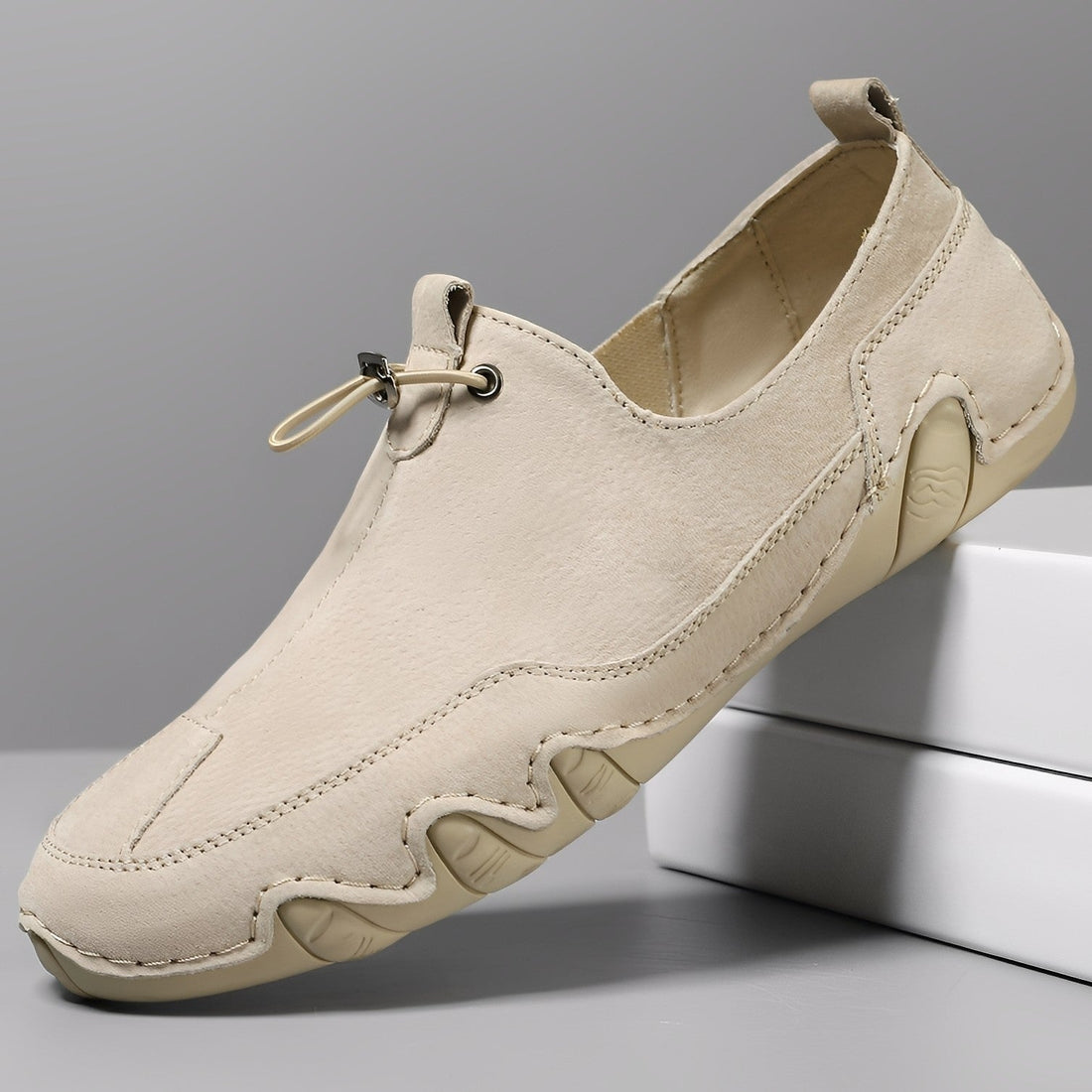 Everard - Stylé, décontracté, mocassins en cuir pour hommes
