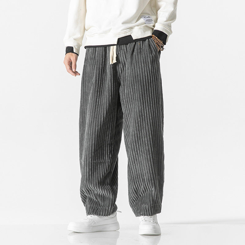Winfred - Pantalon en velours côtelé décontracté pour hommes