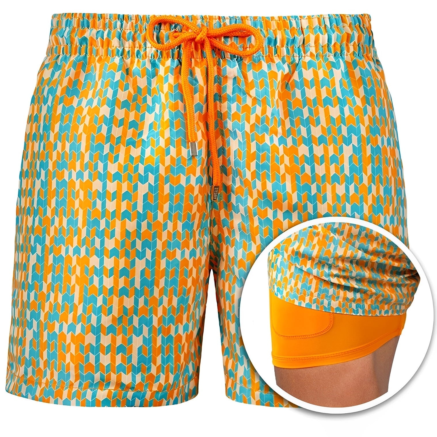 Edric - Shorts de bain imprimés élégants pour hommes