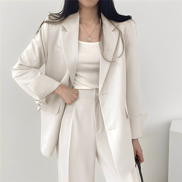 Alethea - Ensemble élégant de blazer décontracté et pantalon pour femmes