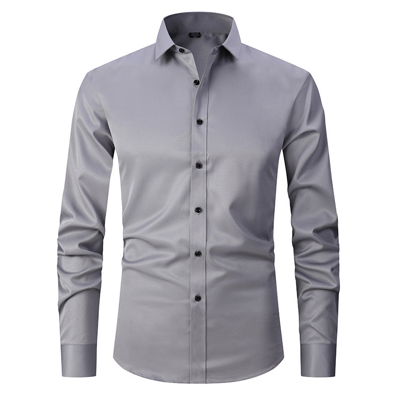 Jaren - Chemise formelle extensible à manches longues pour hommes