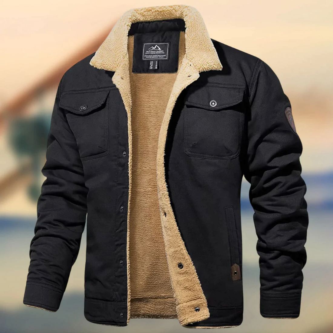 Ace - Élégante Veste Chaude Quotidienne